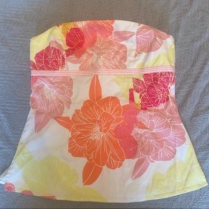 🌺🌸Floral Bustier Style Top🌼🌺